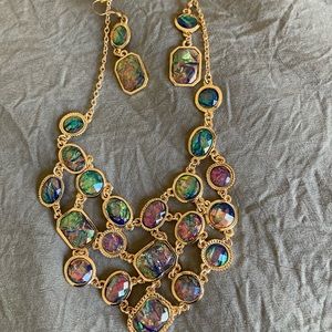 Necklace and earrings set